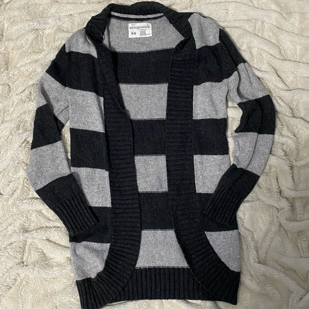 Aeropostale striped cardigan